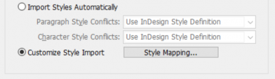 set styles using style mapping