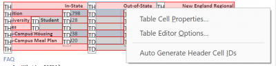 choose Table Cell Properties